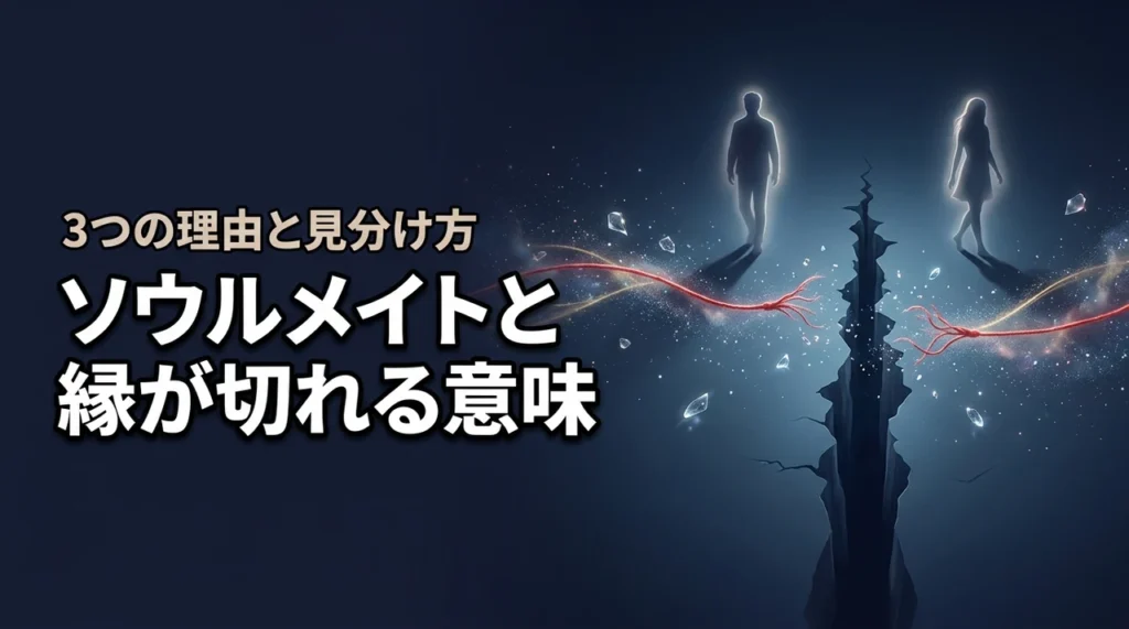 ソウルメイトと縁が切れる3つのスピリチュアルな意味！魂の成長と偽物の見分け方