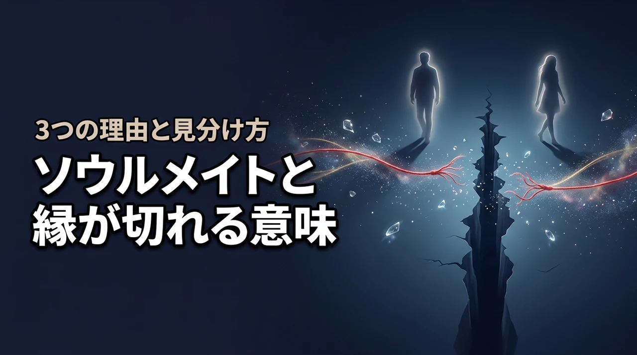 ソウルメイトと縁が切れる3つのスピリチュアルな意味!魂の成長と偽物の見分け方