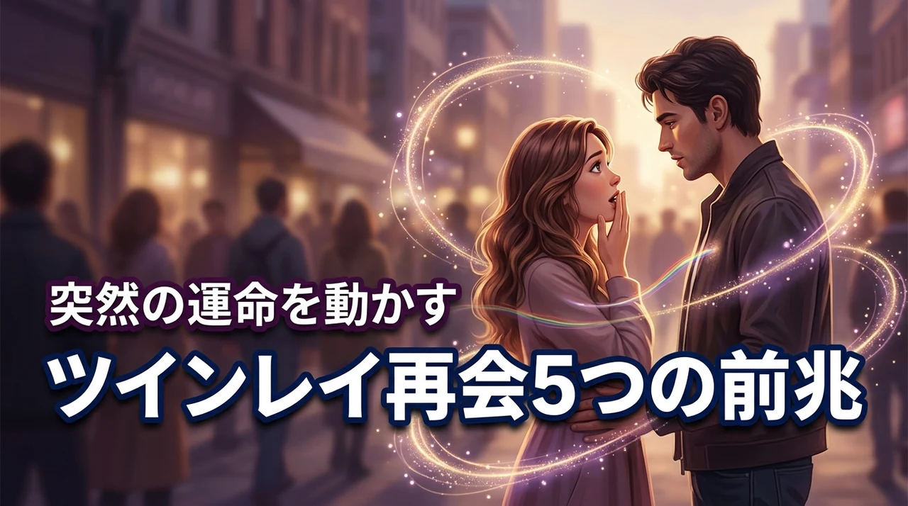 ツインレイとの再会が突然訪れる5つの前兆!運命を動かしサイレント期間を終えるコツ