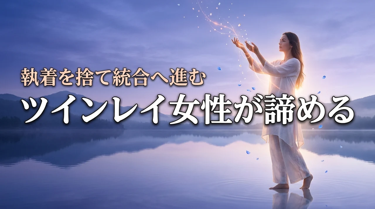 ツインレイ女性が諦めるのは統合への近道？執着を手放し本当の幸せを掴むための全知識