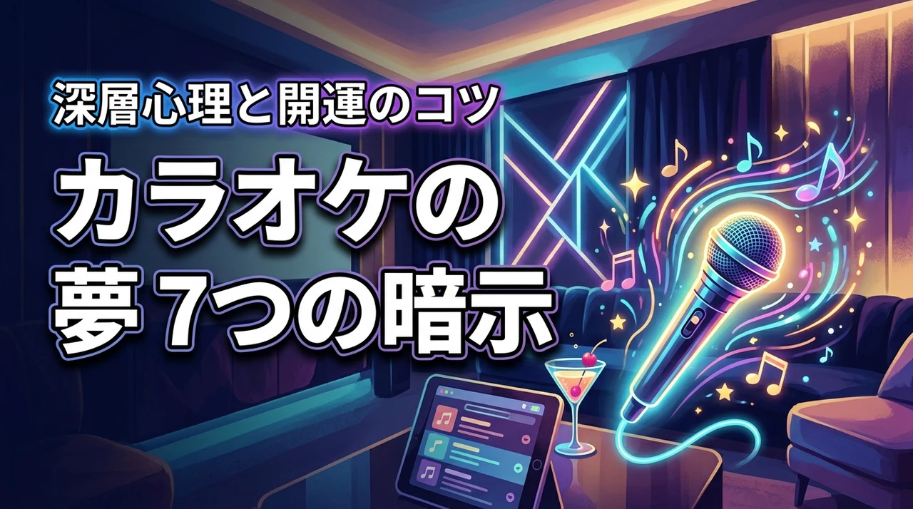 カラオケの夢に隠された深層心理を紐解く！状況別7つの暗示と運気を上げるコツ