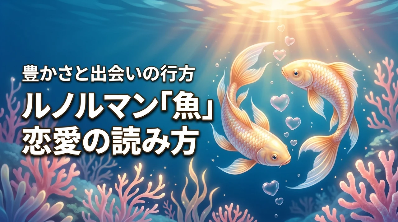 ルノルマンカードの魚は恋愛占いでどう読む?お金以外の解釈や出会いの行方を徹底解剖